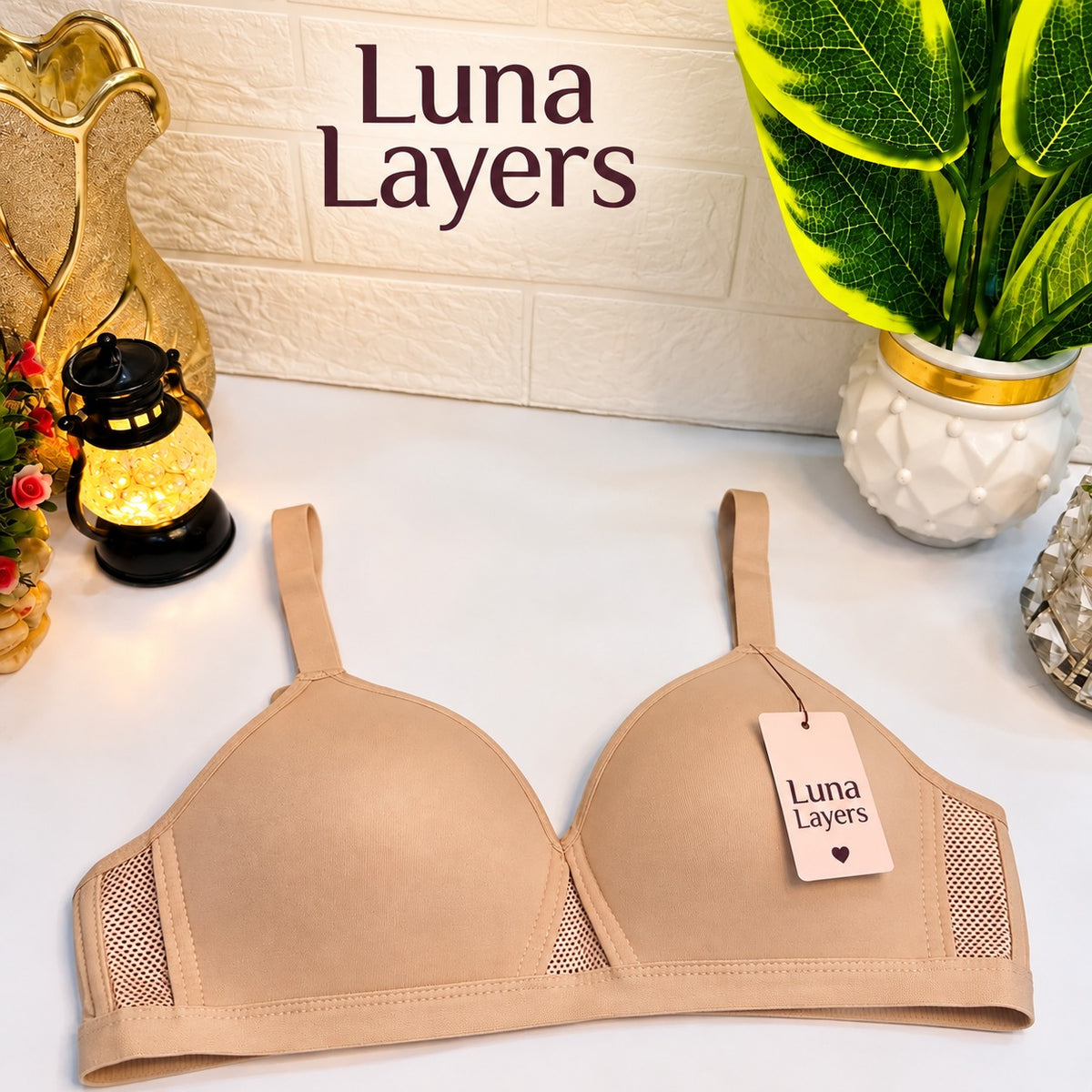 Women’s Seamless Padded Full-Coverage Bra