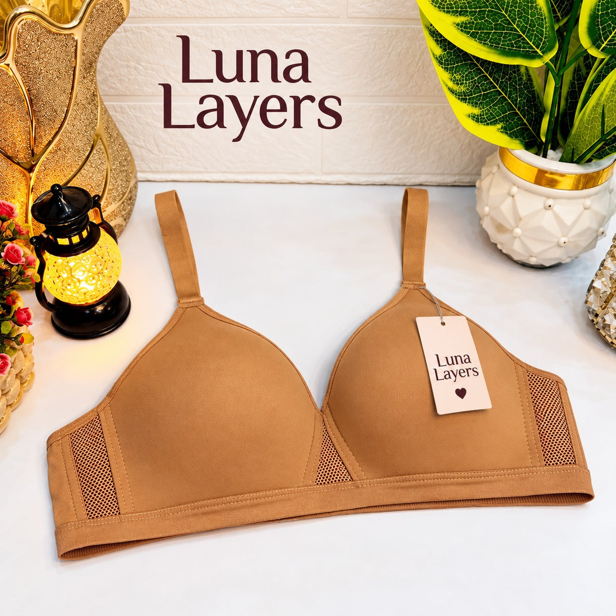 Women’s Seamless Padded Full-Coverage Bra